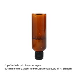 6 Pieces 100ml Travel Bottles Empty Refillable Squeeze Bottle with Flip Top Clear Plastic Bottles for Makeup Shower Gel Toiletries Bottles for Travel Shampoo Lotion