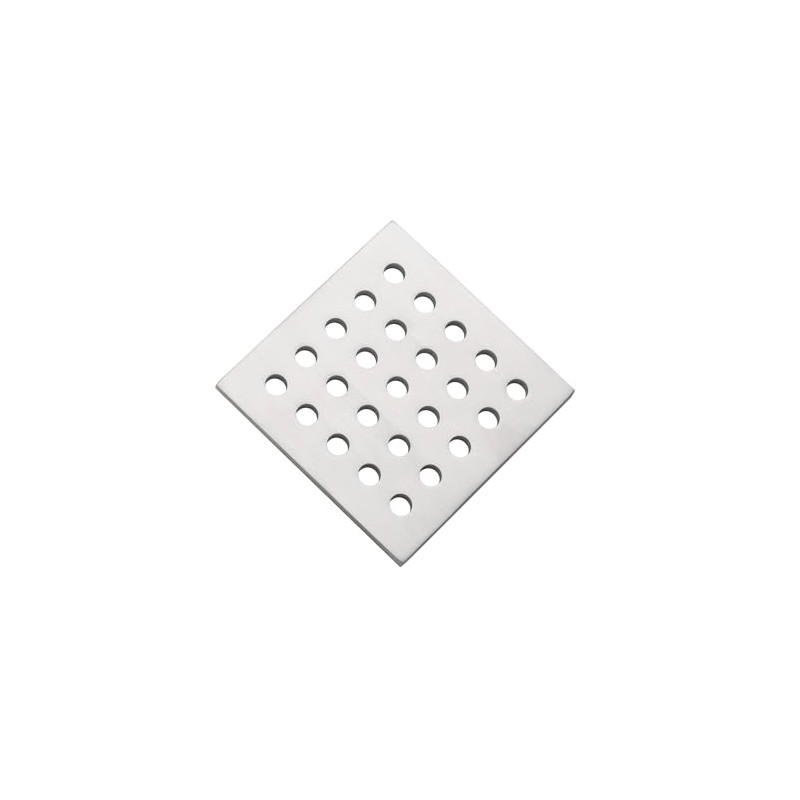 HOLGE 3.75 Inch Square Shower Drain Cover 95MM Floor Drain