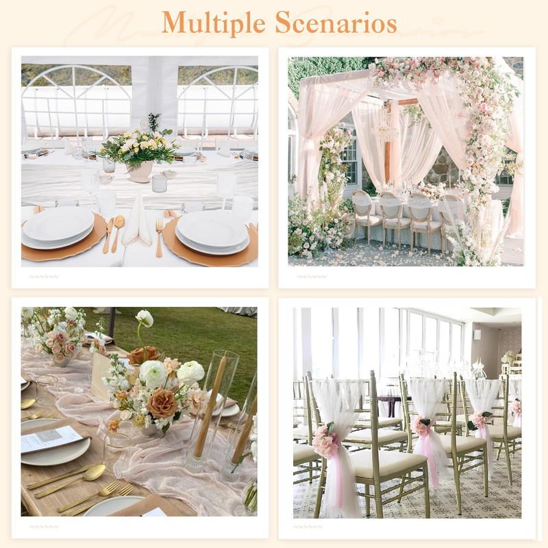 White Table Runner,Long table runner 90×300cm(35"x118"),for Wedding Table Decoration ,Birthday