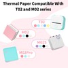 Adhesive Thermal Paper, Clear Printer Paper Compatible With T02/M02X/M02L Mini