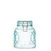 10 Strawberry Street Bleeker Glass Canister, Green, Set of 3