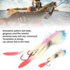 Fishing Squid Lure Octopus UV Luminous Squid Jigs with Hook