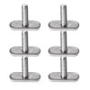Walmeck 6Pcs Kayak Rails Screws Bolts Hardware Parts for Kayak