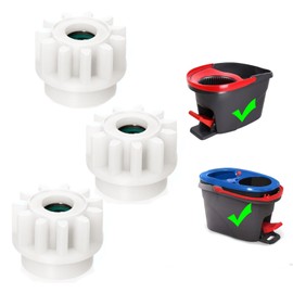 3 Pack Pedal Bearing Replacement for OCedar Mop Bucket - Easy Fix for 90% Rotation Mop Bucket on The Market, Compatible with mop Head Pedal Clutch Bearing Repair Kit