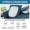 H.VERSAILTEX 3 Piece Stretch Sofa Covers for 2 Cushion Loveseat