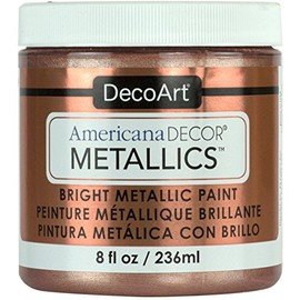 DecoArt Americana Decor Metallics Set, Rose Gold, 236 ml (Pack of 1)
