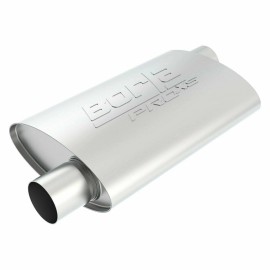 Borla 40352 Universal Pro-XS Exhaust Muffler Offset in / Offset out Oval 2.5in