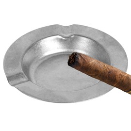 TOCCOOL Retro Cigar Ashtray, Vintage Cigar Ashtray, Stainless Steel Cigar Ashtray, Classic Cigar Ashtray Used for Men, Father, Cigar Aficionado.