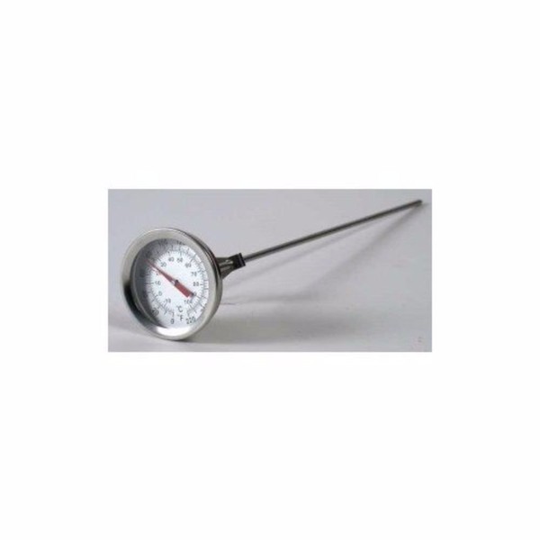 Home Brew Ohio Brewcraft Dial Thermometer Kettle Pot, Stainless Steel, 12"