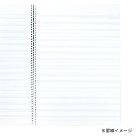 Maruman N526A-02 Notebook, English Character Rule, B5, 15 Tiers, Blue