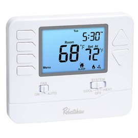 Robertshaw RS9220 Pro Series 7-Day Programmable Thermostat, Multi-Stage, 2 Heat / 2 Cool