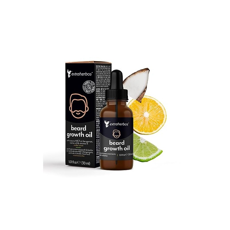 Extraherbos Aceite Capilar Orgánico 30ml - Con Romero, Coco MCT,