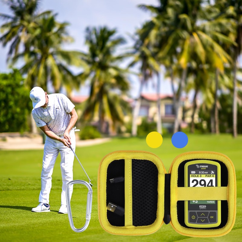 Lebakort Hard Case Compatible with Izzo Swami 6000 Handheld Golf