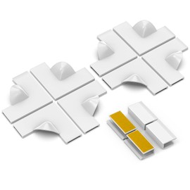 OWYR Magnetic Window Screen DIY Accessories with 8pcs Window Screen Corners and 4pcs Window Clip - for Use with OWYR-Window Fly Screens Only