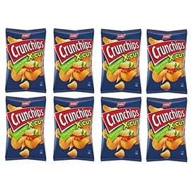 Lorenz Xcut Crunchips Chilli & Lime 150g Pack of 8