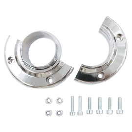 Gxencks Compatible for 2 inch 2" Column Floor Mount Swivel SBC BBC 350 Chrome Steering Column