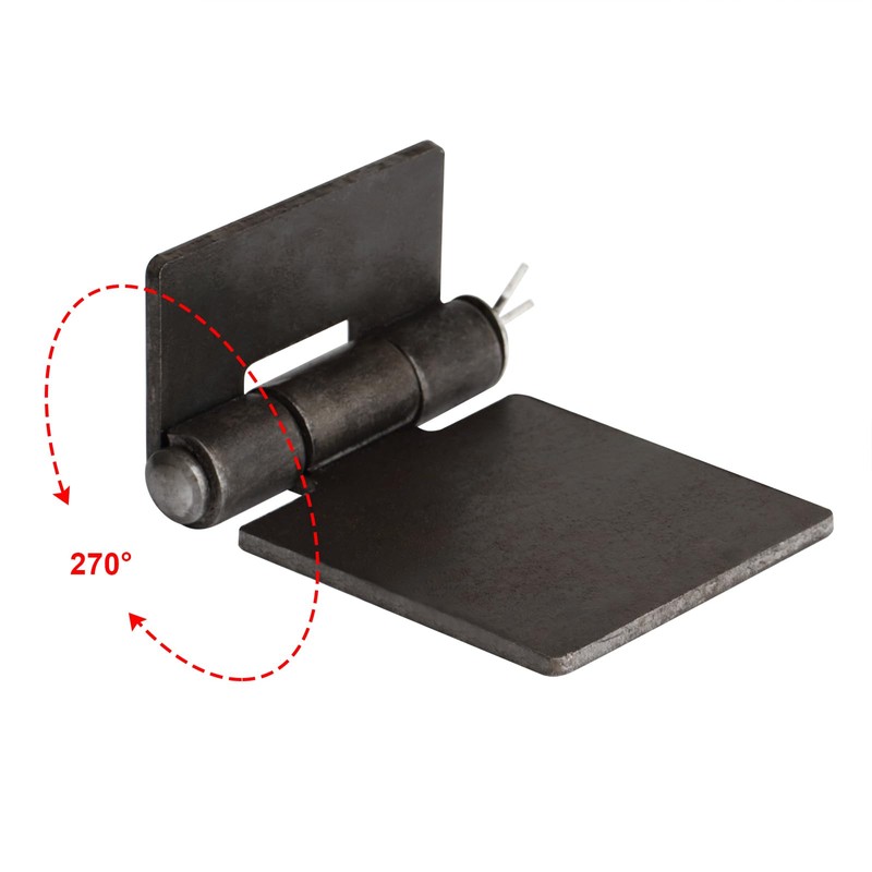 MOUNTAIN_ARK 2 Pack 7-1/4" x 4-5/8" Weldable Hinges, Heavy Duty