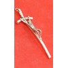 Pope John Paul II Signature Pewter Pastoral Wall Cross, 4",