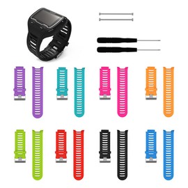 Band for Garmin Forerunner 910XT, Soft Silicone Replacement Watch Band Strap for Garmin Forerunner 910XT Sport Watch, Fits 6.0 inches-8.1 inches Wrist