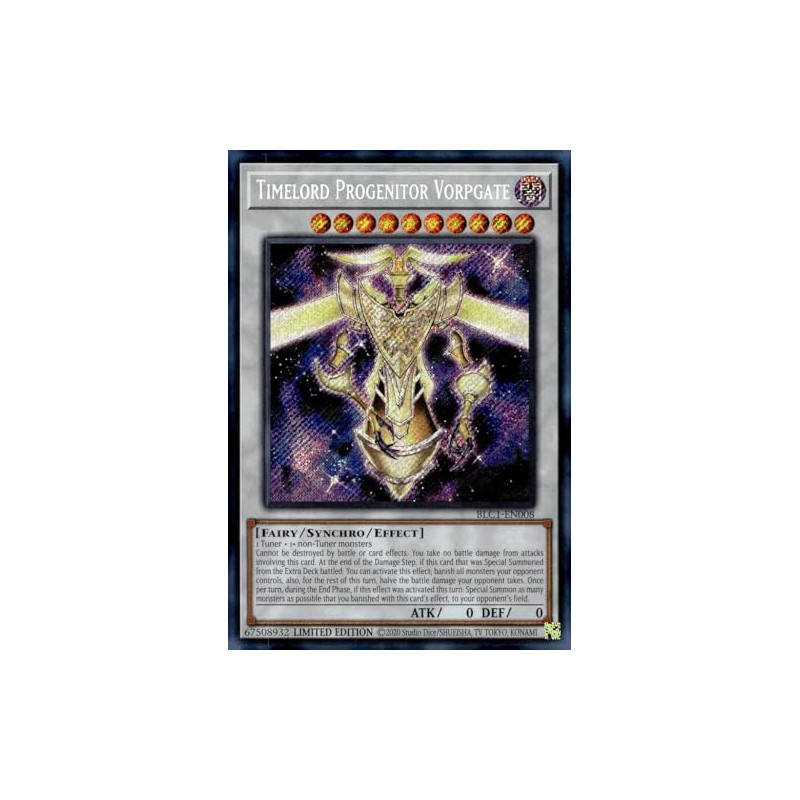 YU-GI-OH! Timelord Progenitor Vorpgate - BLC1-EN008 - Secret Rare -