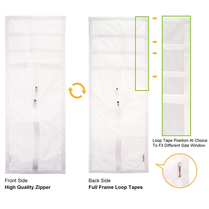 HOOMEE Airlock | Window Seal For Portable Air Conditioner, Flexible