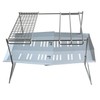 Camping Moon MTG-F A4 Size Lightweight Bonfire Grill Stainless Steel
