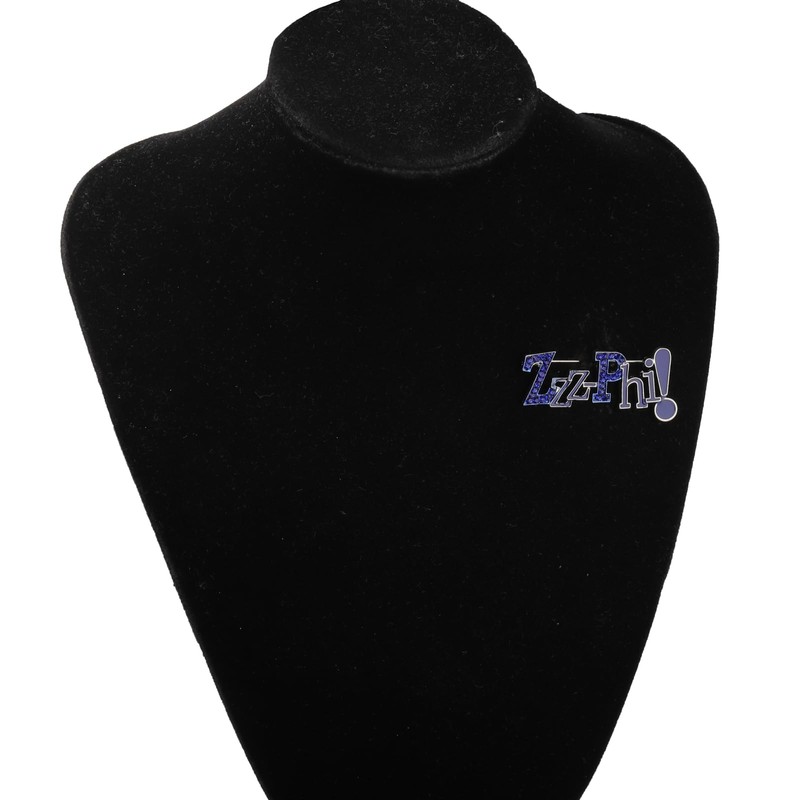 CENWA Zeta Phi Broche de diamantes de imitación Broche de