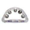 Glowtopia LED Flashing Tambourine with Bells and 6 Different Modes