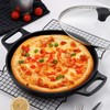 S·KITCHN Cast Aluminum Griddle Pan for Stovetop with Lid -