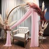 Wedding Arch Draping Fabric, 2 Panels 30" x 20Ft Dusty