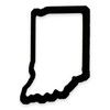 Indiana State Cookie Cutter with Easy to Push Design (4