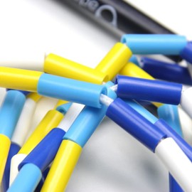 Professional Rope Skipping Competition Skipping Rope Freestyle Bead - Length Adjustable (3 m Rope Length) (Ocean)