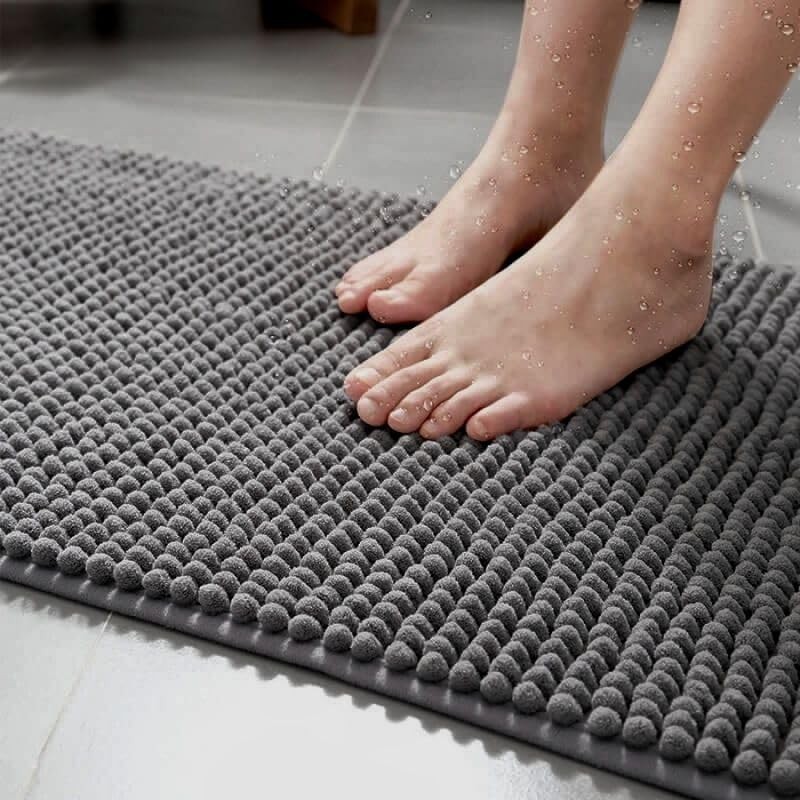 flintronic Non-Slip Bath Mat,50 x 80 cm Chenille Bath Mat,