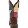 Durango Men's DB021 Western Boot, Dark Brown and Texas Flag,