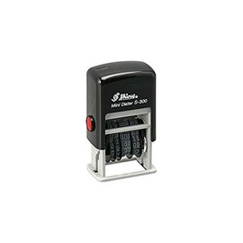Shiny Stamp Mini Date Printer No. 5 x 5 Series S-300 Japanese Specifications (5 Rungs, JP Type)