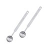 Yucenora 2 PCS Teaspoons Measuring Spoon, Stainless Steel Long Handle