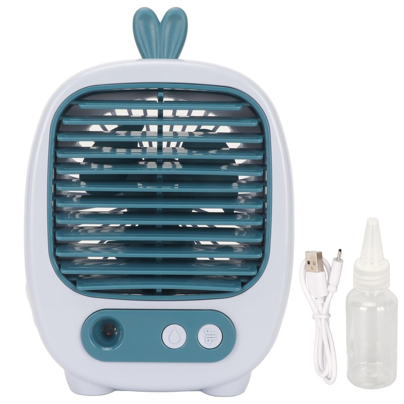 USB Desk Fan 3 Speed Mode Mist Spraying USB Charge
