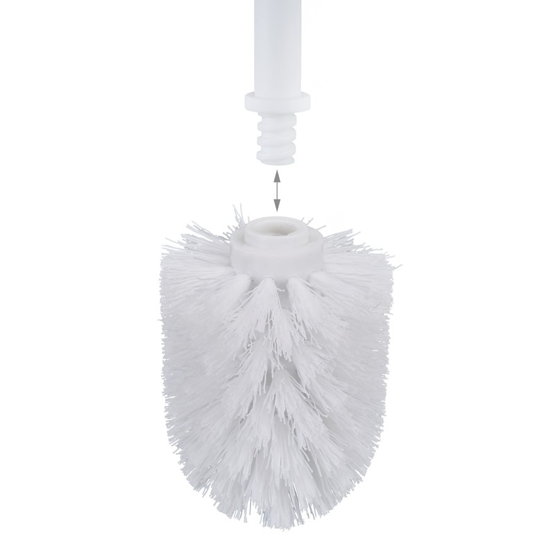 Set of 10 Toilet Brush Heads, Loose Toilet Brushes, 12