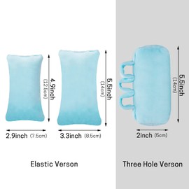 SWISSELITE Hand and Finger Contracture Cushion, Palm Grips with Elastic Band or Separator, Hand Grab Pad for Rehab Patient Palm Protect, Help with Hand Rehabilitation
