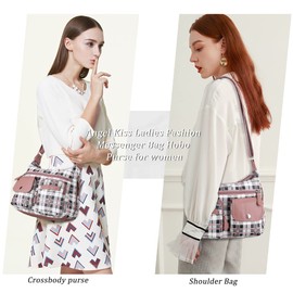 Angelkiss Crossbody Bags for Women, Ladies Shoulder Messenger Handbags and Purses Medium Faux Leather Pocketbooks