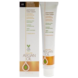 One N' Only Permanent Hair Color - Permanent Hair Dye Made with Argan Oil - Delivers Rich, Accurate Tones with Gray Coverage - Improves Moisture & Elasticity - 6S Dark Sand Blonde (3 oz)