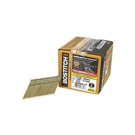 Bostitch 28 deg. 10 Ga. Ring Shank Angled Strip Framing Nails 2-3/8 in. L x 0.12 in. Dia. 2000 pk