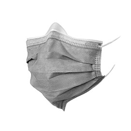 BeeSure BE2590 Cool Vibe Face Mask, Grey (Box of 50)