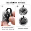 Geekria Fur Microphone Windscreen for Creators Compatible with Hollyland Lark