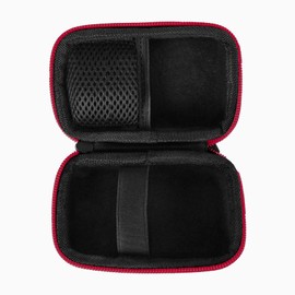 ANGVI Storage Bag for OM SYSTEM (Red Zipper) for OM SYSTEM / Olympus Tough TG-2 / TG-3 / TG-4 / TG-5 / TG-6 / TG-7 Products, Red zipper