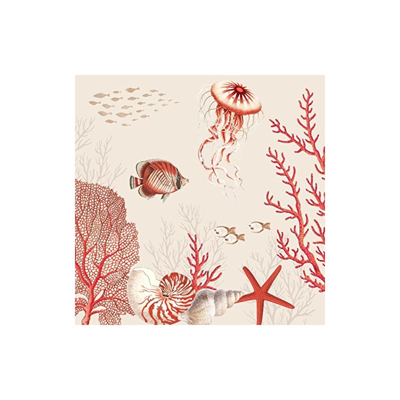 20 Napkins Life Underwater | Fish | Jellyfish | Starfish