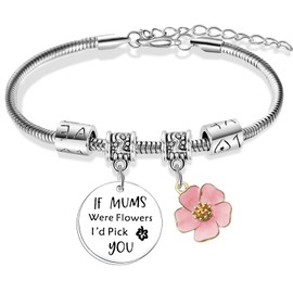 Nfyxcaz Mum Bracelet from Daughter Son Mum Gifts Mother's Day Gifts Mother Bracelet Christmas Birthday Gifts for Mum