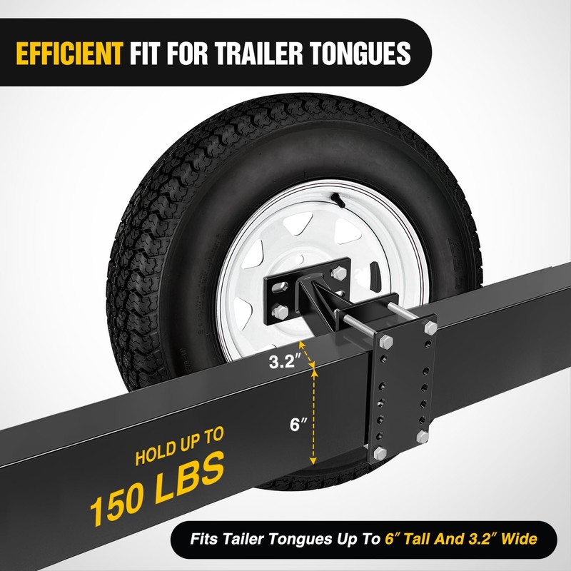 Nilight Spare Tire Carrier Trailer Spare Tire Mount Boat Trailer