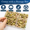 Vifmy 160pcs M5 Rivet Nut Set Metric Zinc Plated Carbon