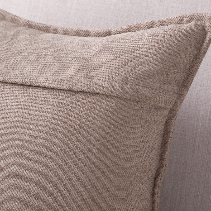 Madizz Set of 2 Short Chenille Throw Pillow Covers 24x24